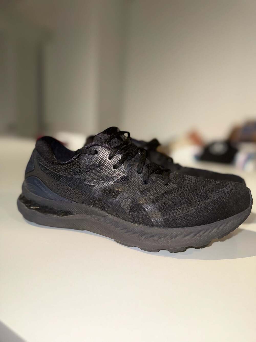 Asics Gel-Nimbus 23 Running Shoes Triple Black Men's Size 11